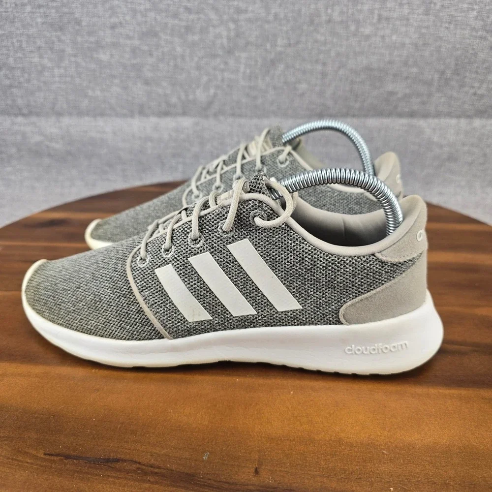 Adidas Cloudfoam QT Flex‎ Womens Grey White Running Sneakers AW4313 Size 7.5